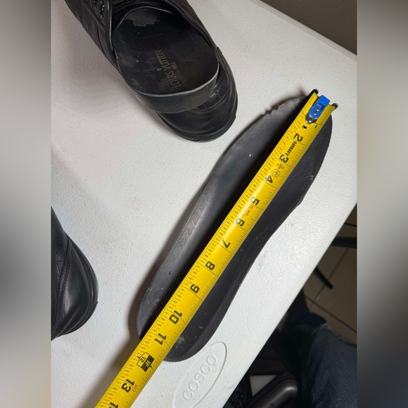 Used Louis Vuitton Men Eu 10 US 11 Black Damier Infini Sneakers Low Top 1123LV41 - Picture 9 of 14